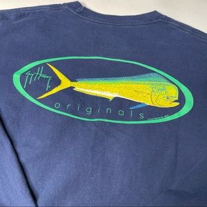 VTG Guy Harvey Bluewater Pocket Shirt Men's Size L